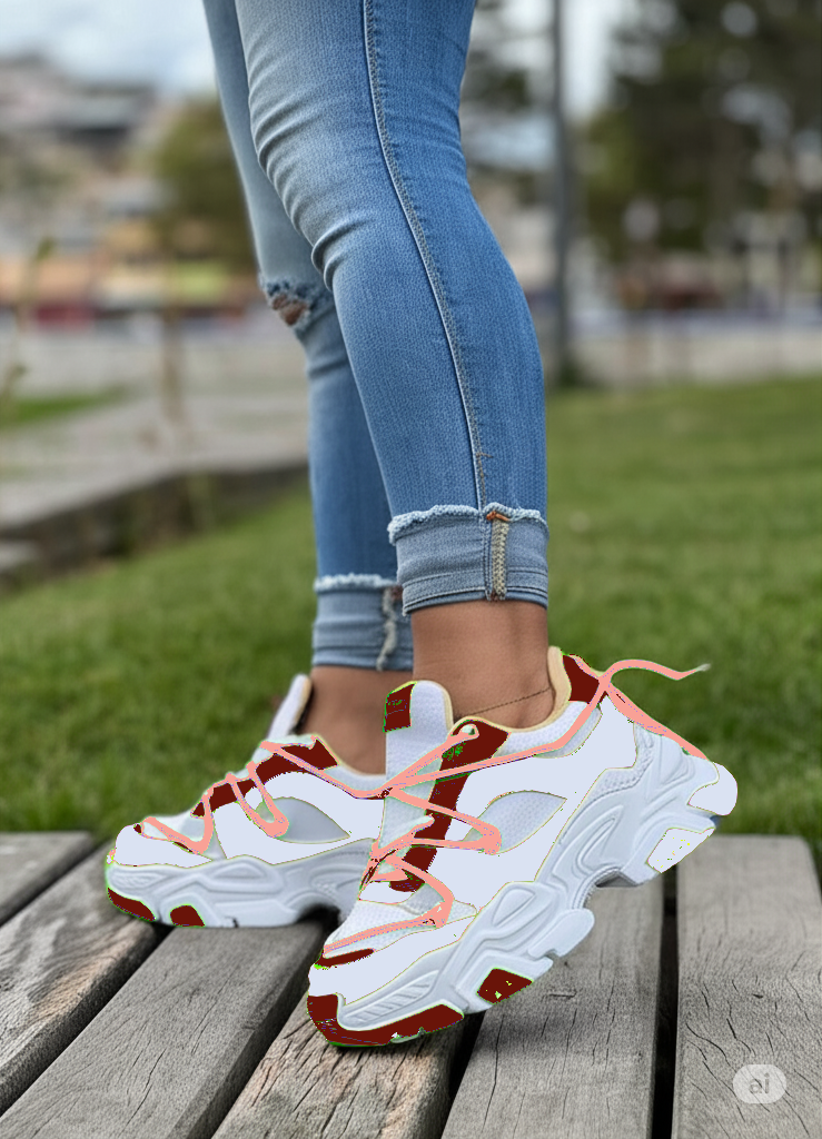 Zapatos "Candy Crush" Multicolor con Estilo Chunky