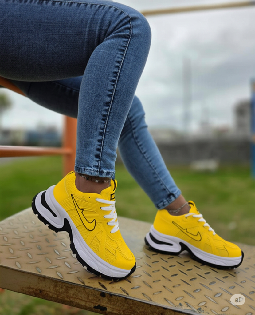 Zapatos Deportivos "Urban Glide" con Detalle Negro