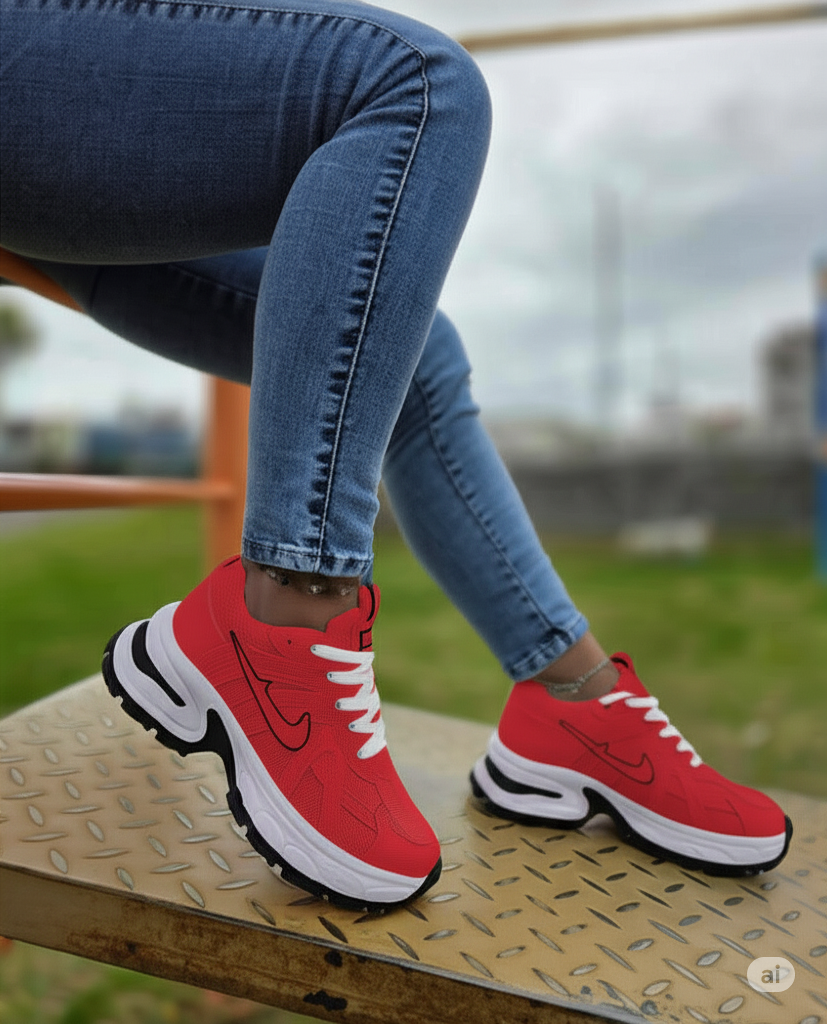 Zapatos Deportivos "Urban Glide" con Detalle Negro