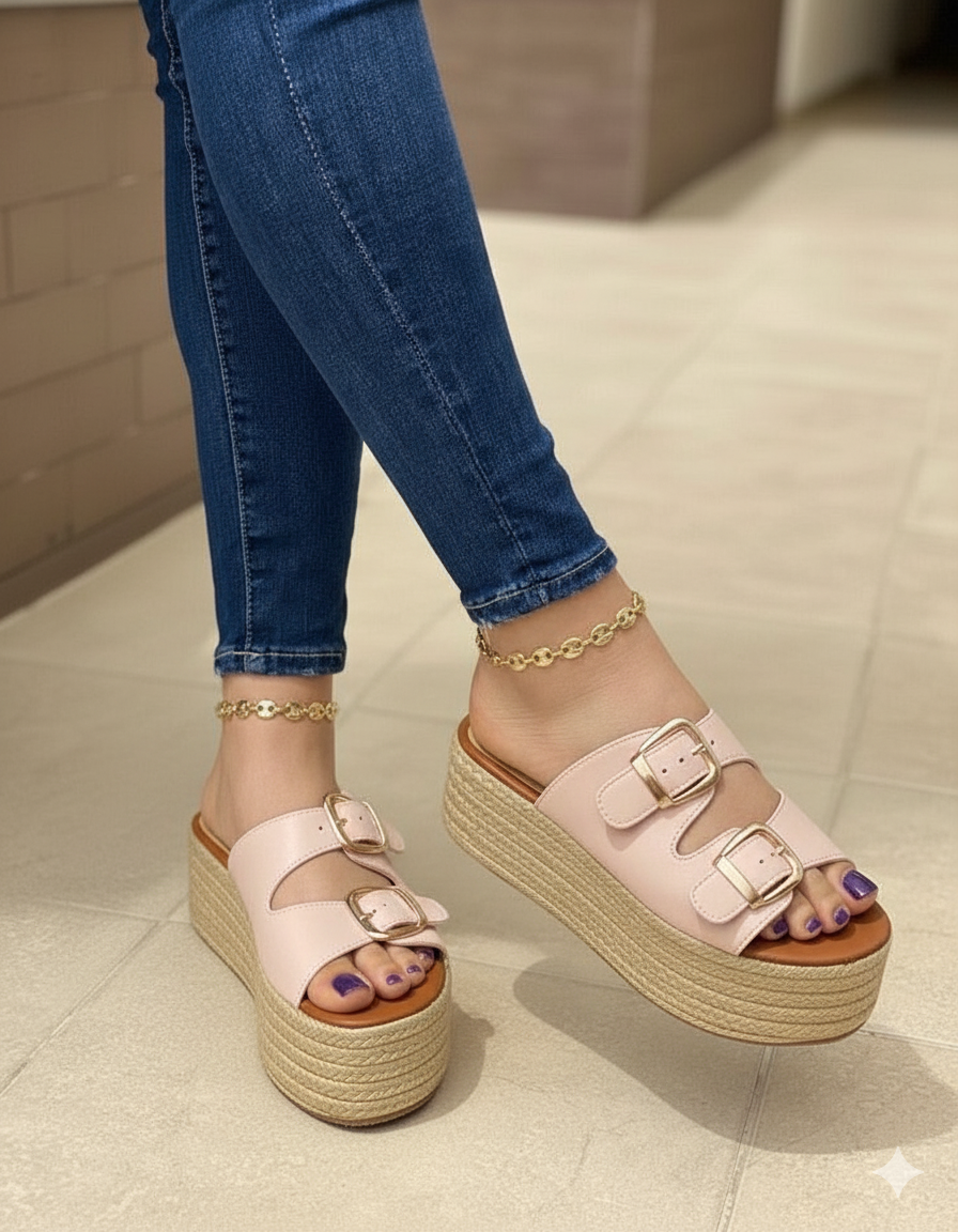Sandalias Buckle Bliss