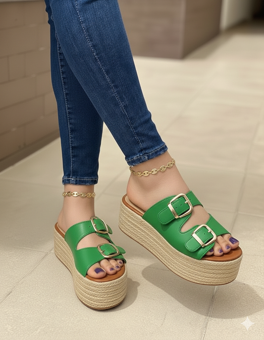 Sandalias Buckle Bliss