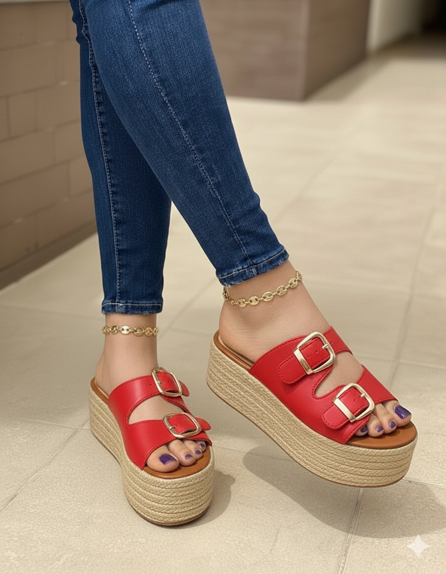 Sandalias Buckle Bliss